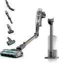 Shark PowerDetect Clean & Empty Akku-Staubsauger für Tierhaare, Javagrau IP3257EUT, Selbstentleerende Basis 45 Tage, DuoClean Detect, Grau