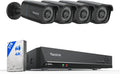 Reolink 4K PoE Überwachungskamera Aussen Set, Personen-/ Fahrzeugerkennung
