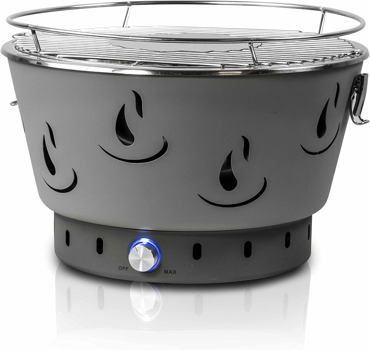 ACTIVA Camping Grill Airbroil I Premium Mini Grill mobil & kompakt I Leistungsstarker & stilvoller Holzkohlegrill für ein gelungenes Barbecue inkl.