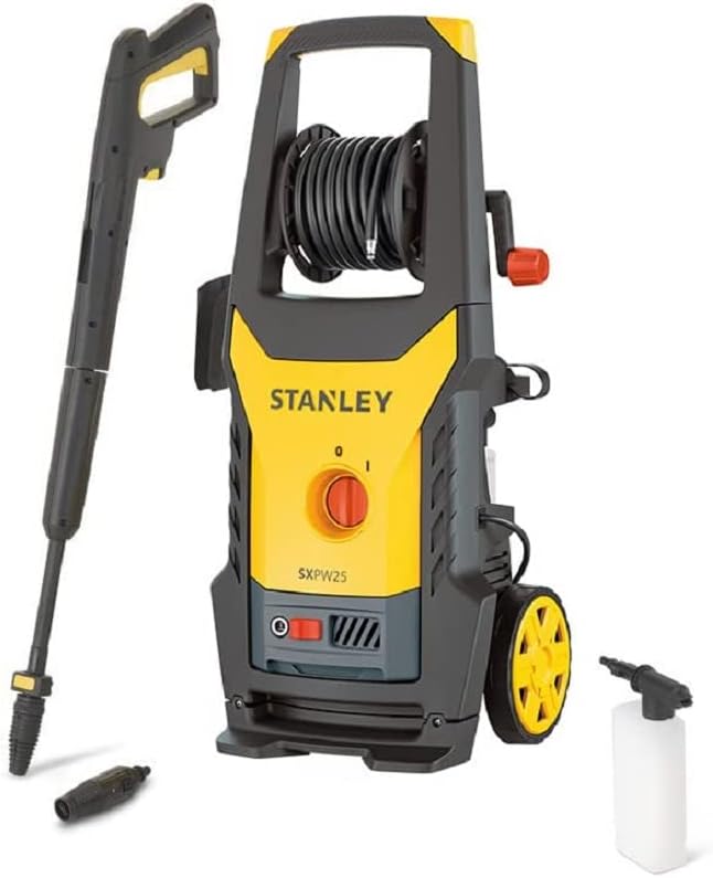 Stanley Hochdruckreiniger SXPW25E (2500 W, 500 l/h) Gelb/Schwarz, 170 bar