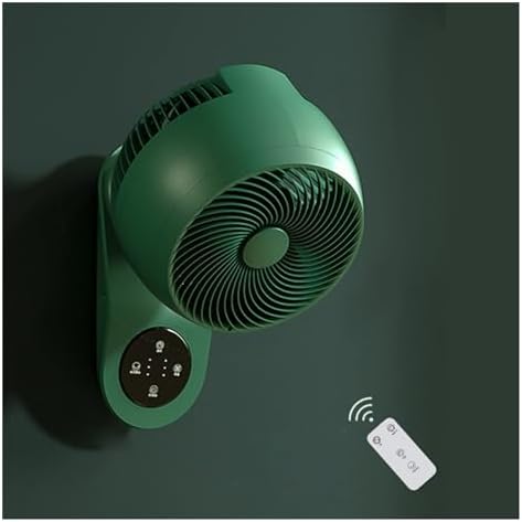 Oszillierender Wandventilator mit Fernbedienung, leiser 3-Gang-Betrieb, 7-Stunden-Timer, für Zuhause und Restaurant