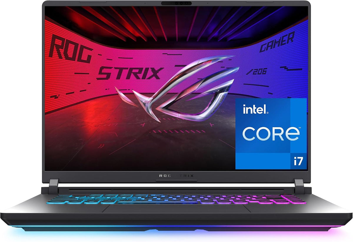 ASUS ROG Strix G16 (2025) Gaming Laptop, 16 Zoll FHD+ 16:10 165Hz/3ms Display, Intel Core i7 Prozessor 14650HX, 16GB DDR5, 1TB Gen 4 SSD, Wi-Fi 7