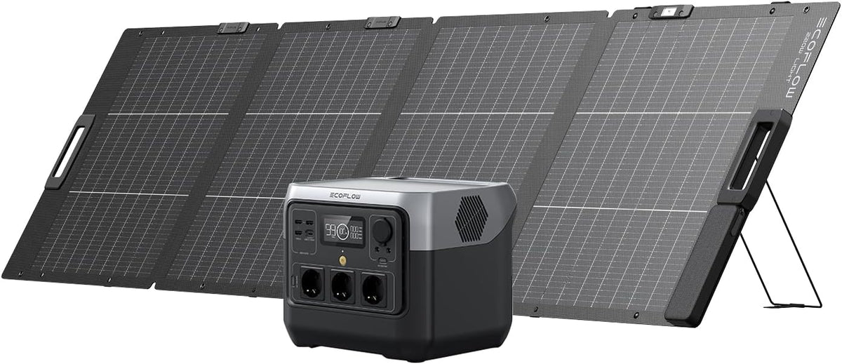 EcoFlow RIVER 2 Pro tragbare Powerstation 768 Wh mit 220 W Solarpanel