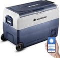 AAOBOSI Kompressor Kühlbox 50 L, bis -20 °C für Auto, 12/24 V und 100-240 V Kühlbox Elektrisch, Kühlbox Auto Mit APP-Steuerung, LKW, Boot, Reisemobil