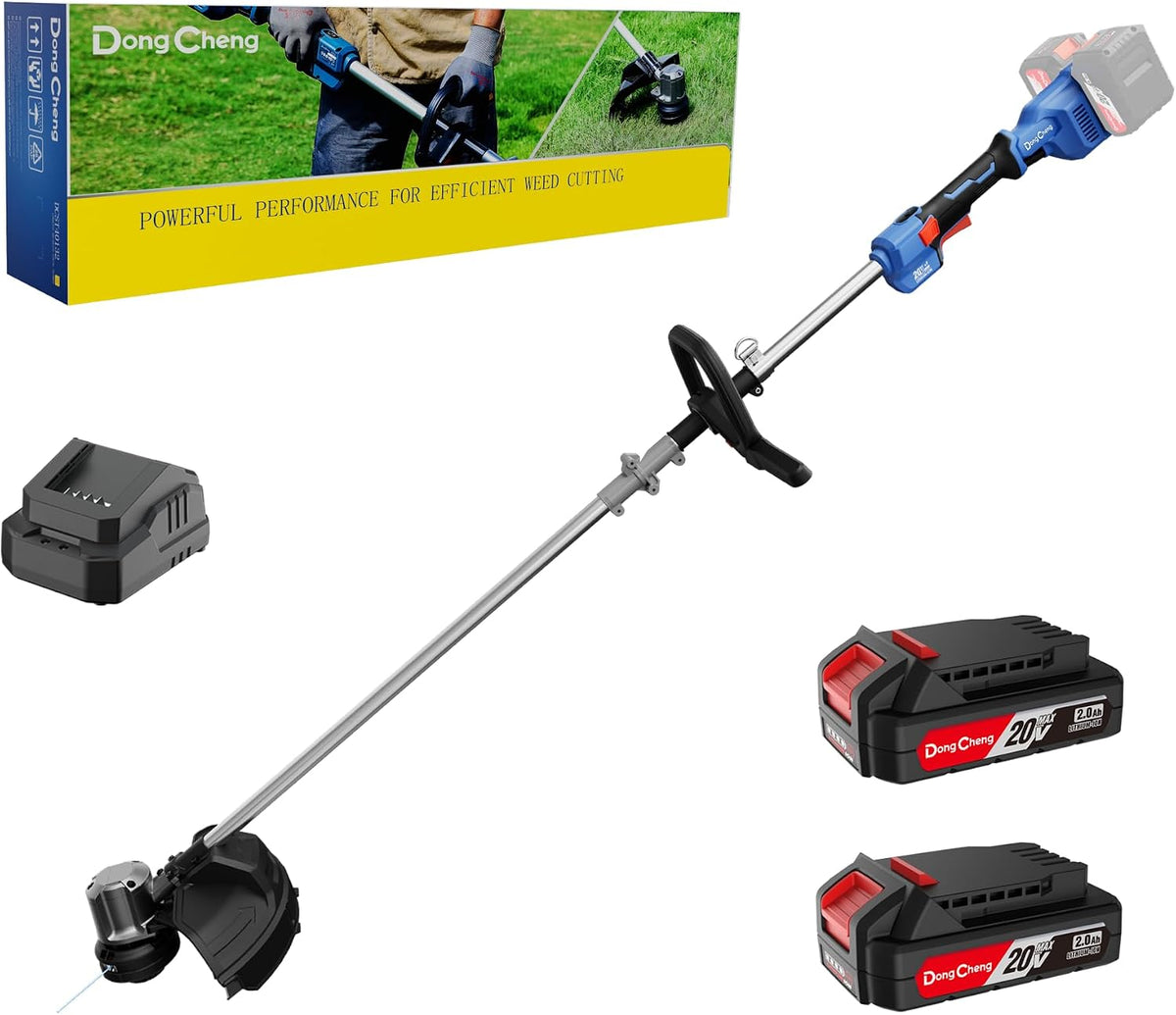 Dong Cheng Akku Rasentrimmer & Kantenschneider 40V, 33cm Schnittbreite