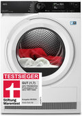 AEG Wärmepumpentrockner 8 kg, 3D-Scan Restfeuchteermittlung, TR9AMZ2024, Testsieger der Stiftung Warentest, Serie 9000 AbsoluteCarePlus, C