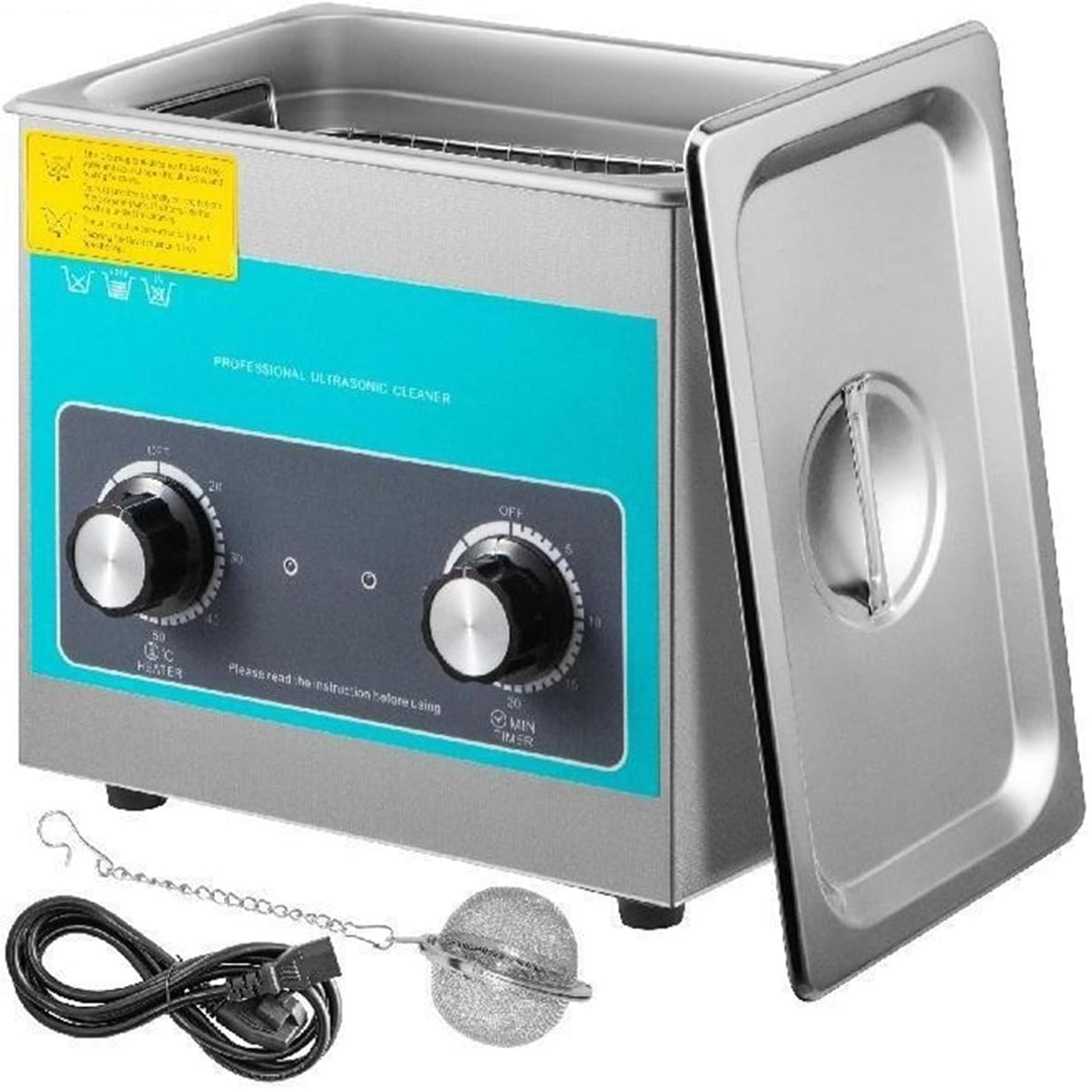3L Knopf Ultraschall Reiniger Mit Heizung Mini Tragbare Waschmaschine Ultraschall Kleine Spülmaschine Schmuck Gläser Teile Schneller