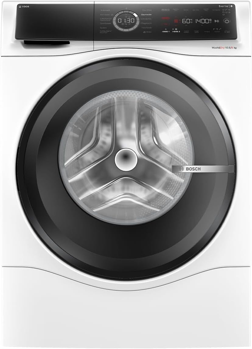 Bosch Serie 8 Smarter Waschtrockner 10.5 kg Waschen 6 kg Trocken WNC254A40