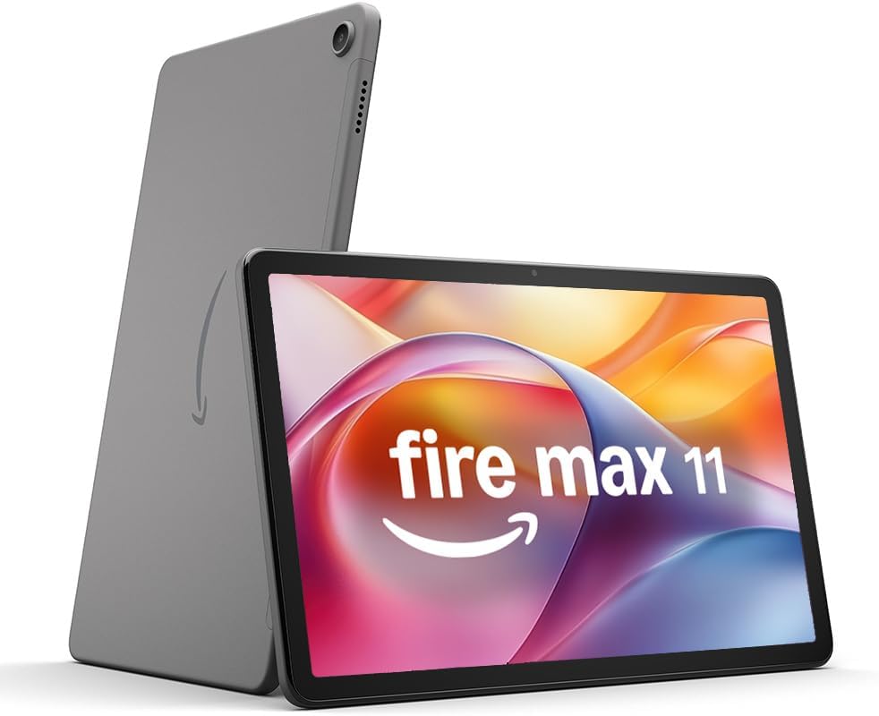 Amazon Fire Max 11-Tablet (Neueste Generation), mit klarem 11-Zoll-Display, mit Werbung, unser bisher leistungsstärkstes Tablet, Octa-Core-Prozessor
