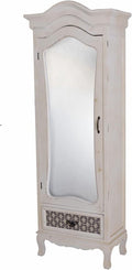 Spiegelschrank „Villa Giverny', Shabby Chic Wäscheschrank