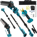 Akku Hochentaster Ast Kettensäge Teleskop 4 IN 1 kompatibel mit Makita 18V