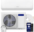DELLA Motto Series 18000 BTU WiFi aktiviert Mini Split 19 SEER2 kühlt bis zu 1000 Quadratfuß, Klimaanlage und Heizung mit vorinstallierter Wärmepumpe